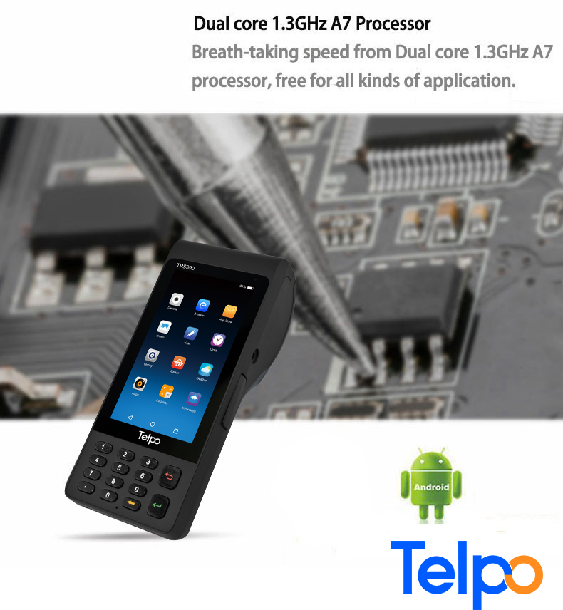 Telpo-Handheld Barcode Scanner Android Pos Machine Tps390 - Telpo-2