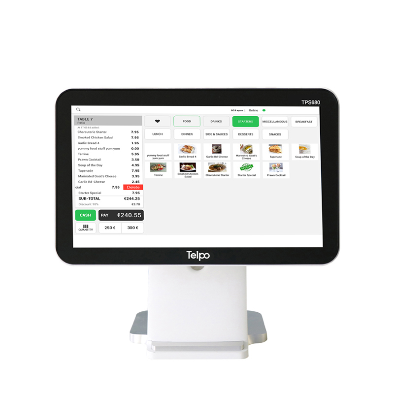 Simple Dual Screen 5th generation Android Cash Register TPS680