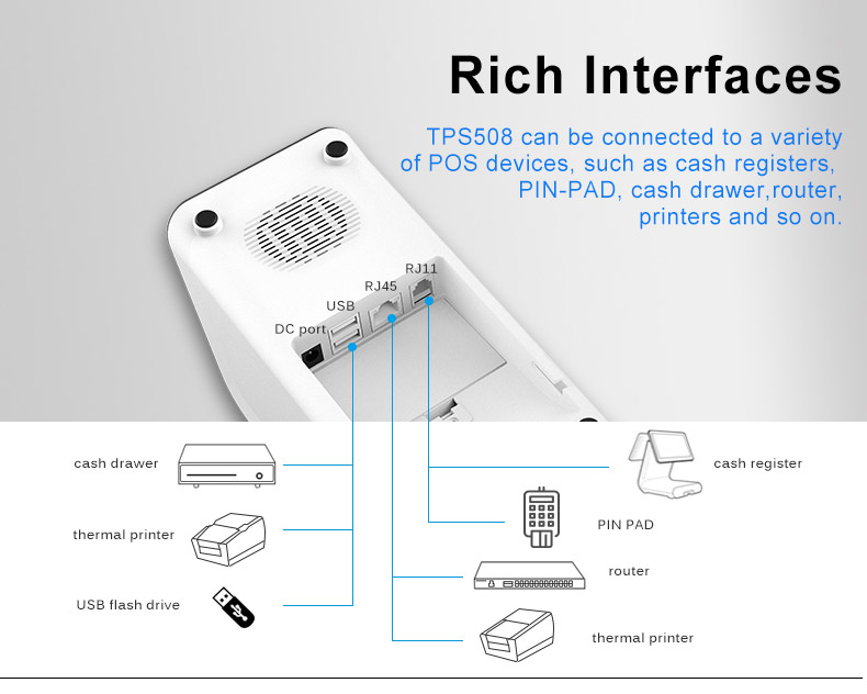 Telpo-Smart QR-code Reader POS Telpo TPS508-9