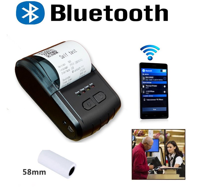 Telpo-Handheld Wireless Bluetooth 58mm Pocket Bluetooth Usb Printer-1